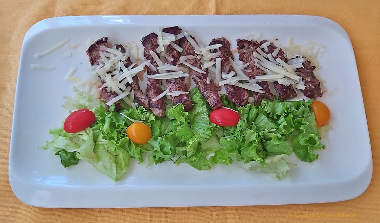 Tagliata mit alternativem Salatbett