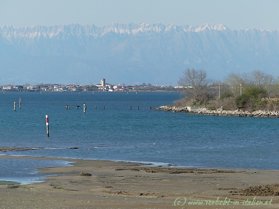 Blick auf Marano Lagunare