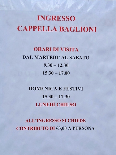 Cappella Baglioni Zeiten