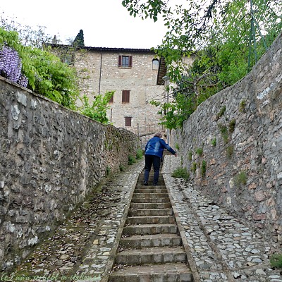 Treppen in Spello