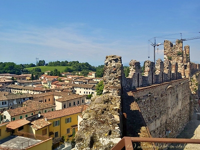 Aussicht vom Castello Ponti sul Mincio