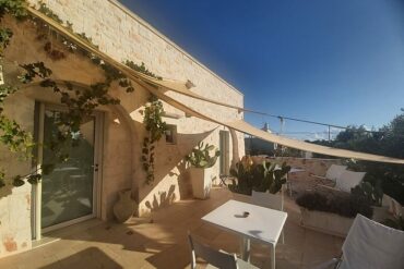 Masseria Piccola Terrasse Zimmer 1