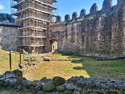 Turm im Castello Ponti sul Mincio